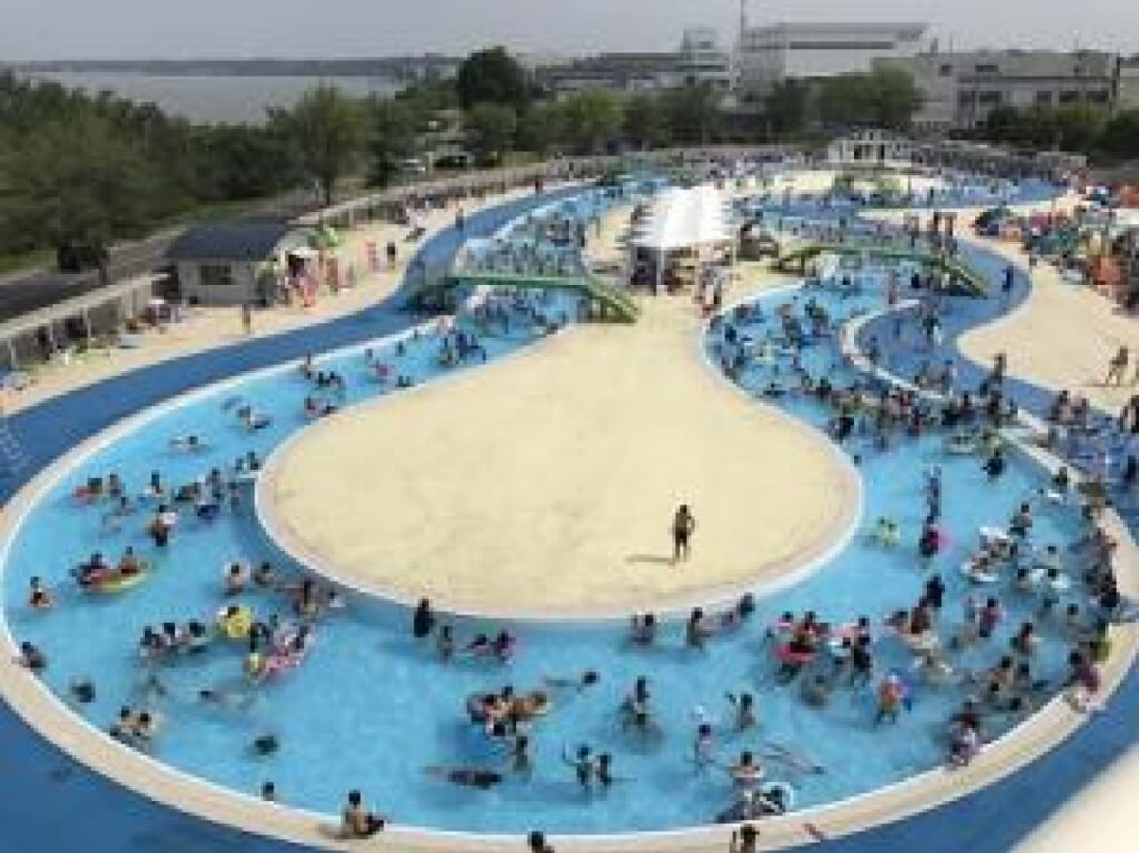 水郷プールオープン