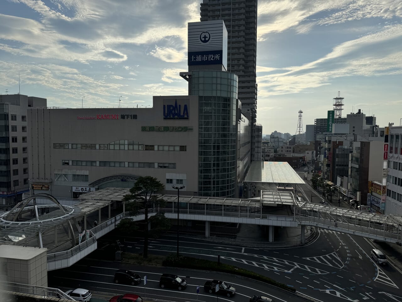 土浦駅夜空のビアガーデン