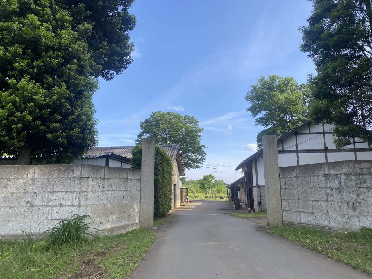「四万騎農園」の農園の入り口