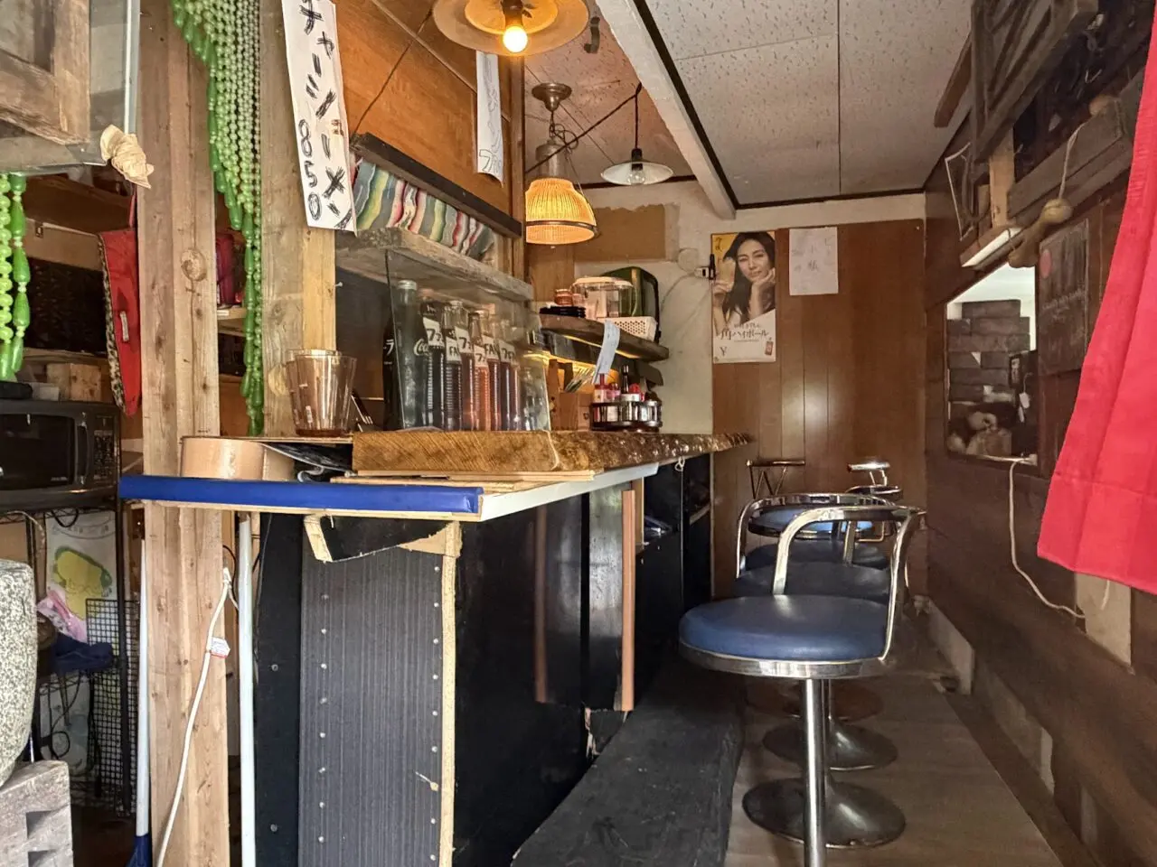 「屋台ラーメン幸楽」の店内