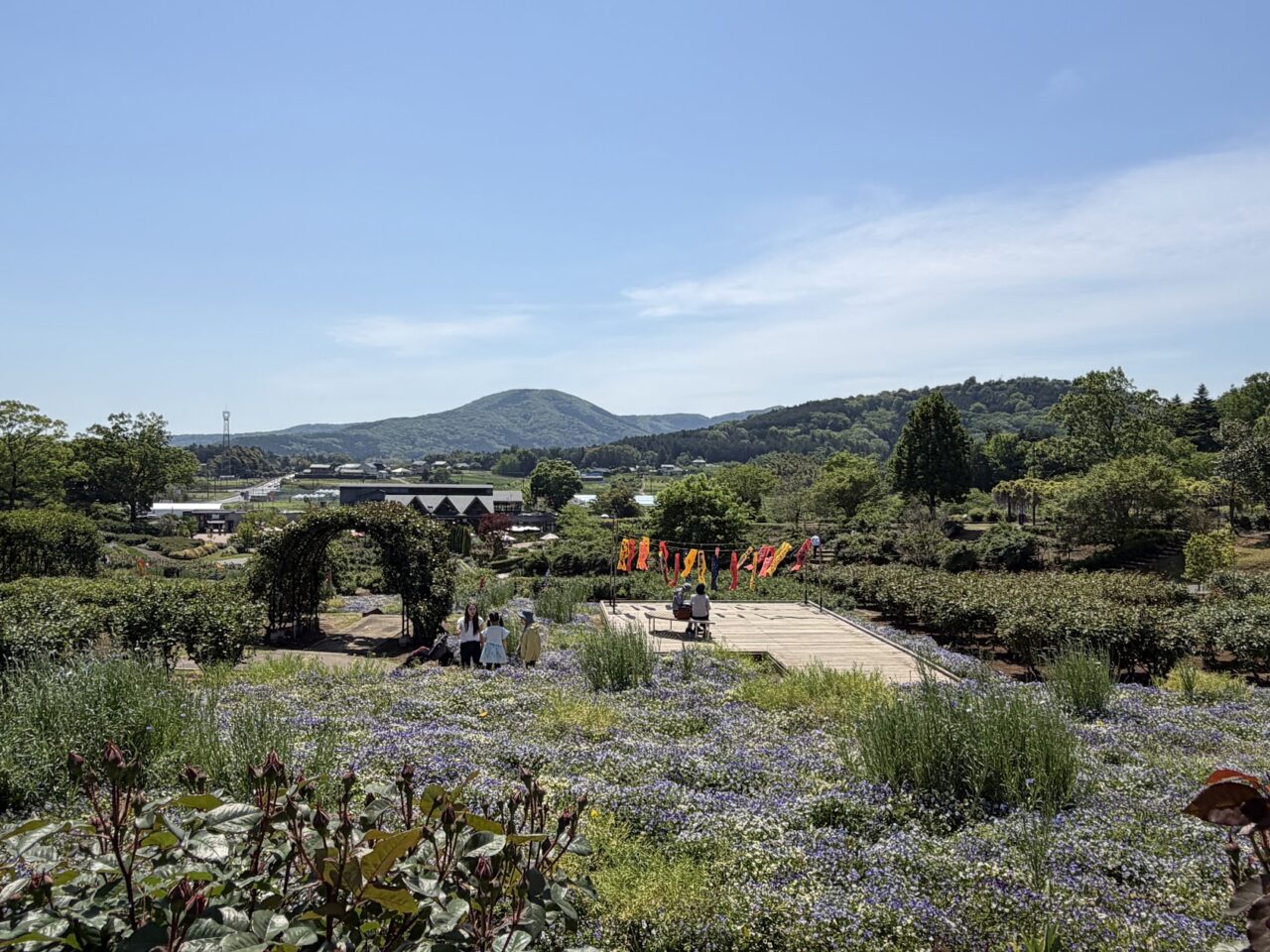 「いばらきフラワーパーク」内の全景
