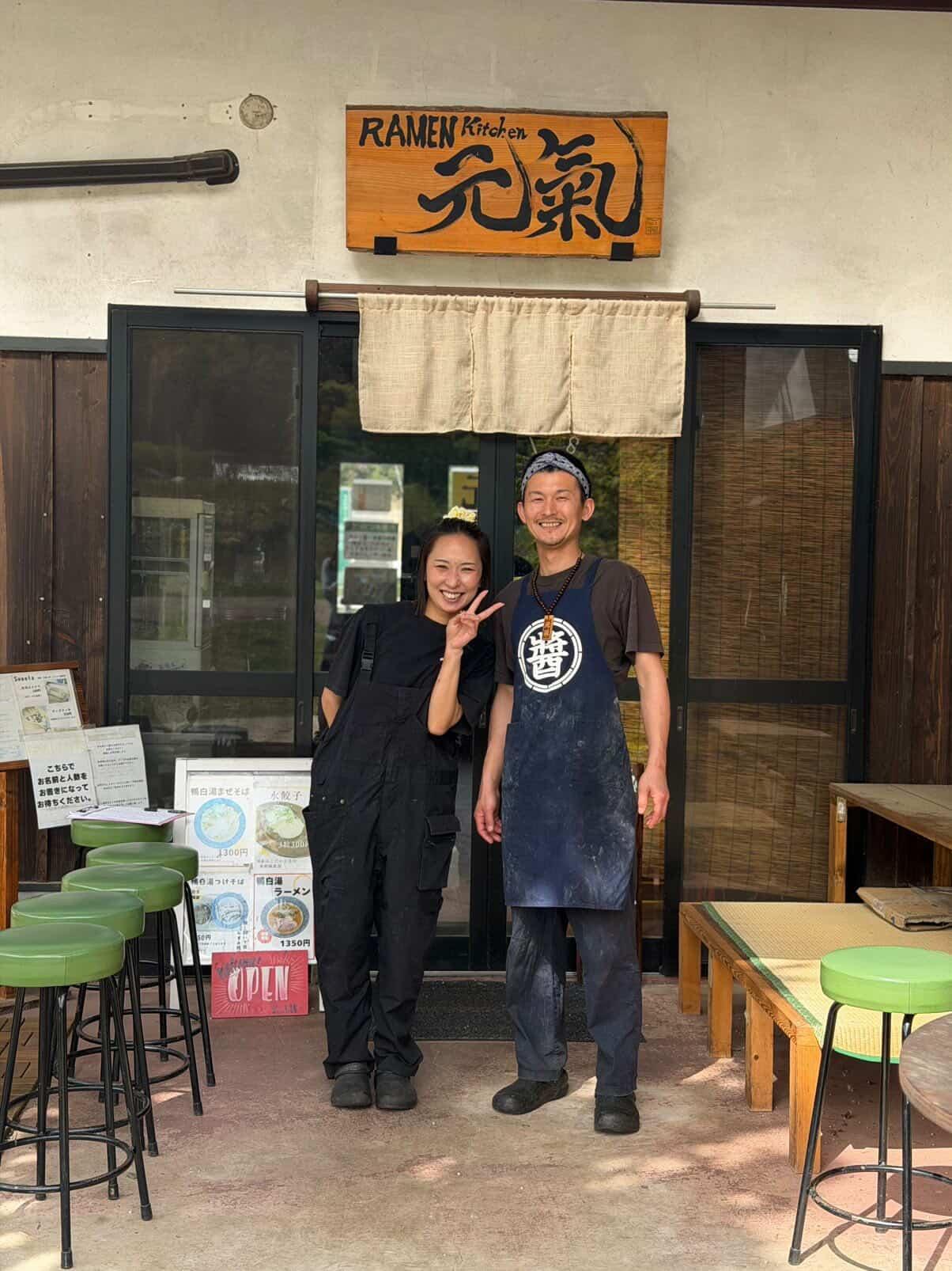 ラーメンキッチン元氣の店主・坂本さんんご夫妻
