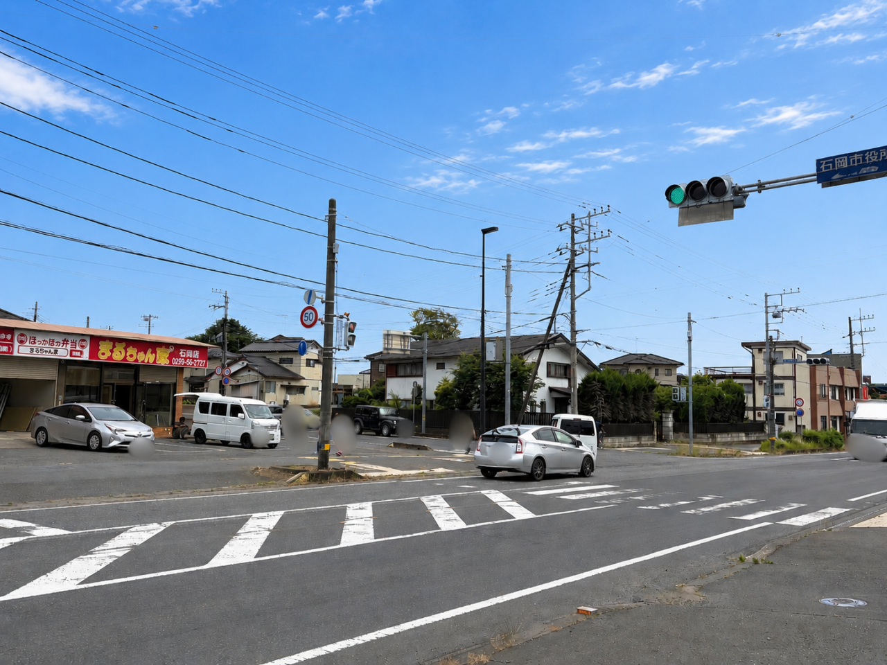 まるちゃん家石岡店の外観