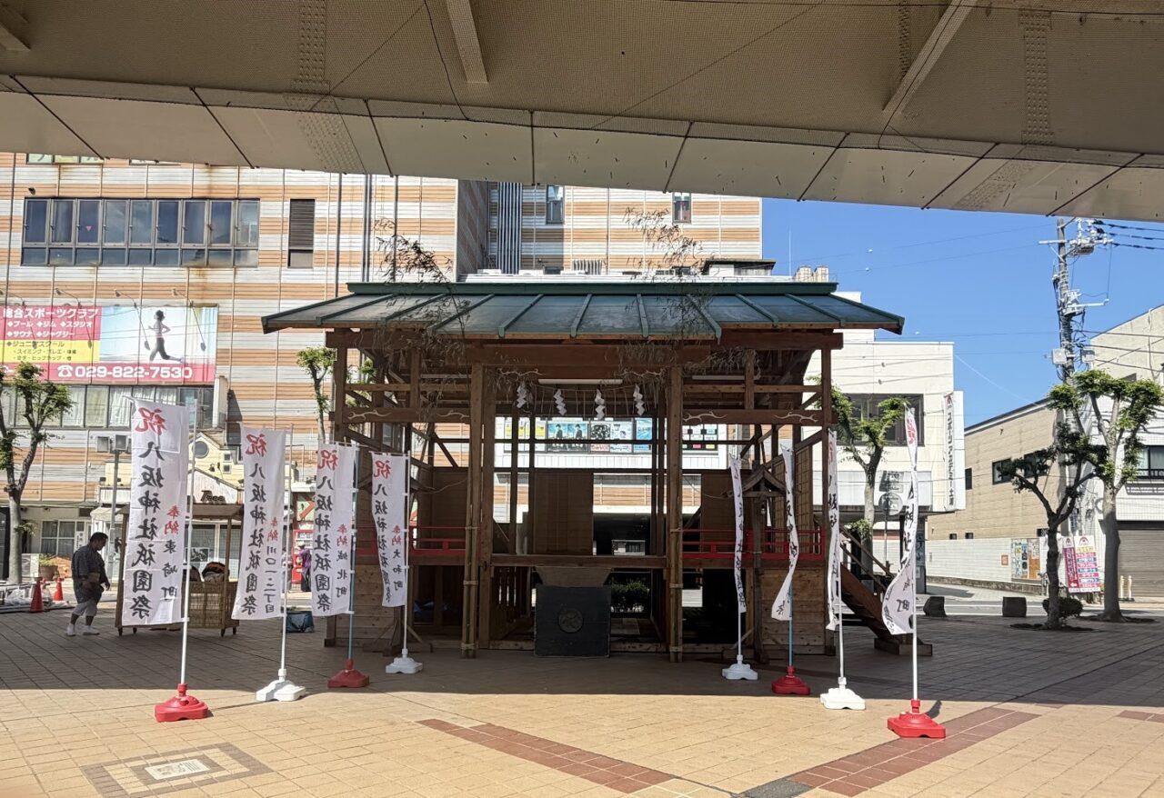 土浦八坂神社祇園祭の御仮殿