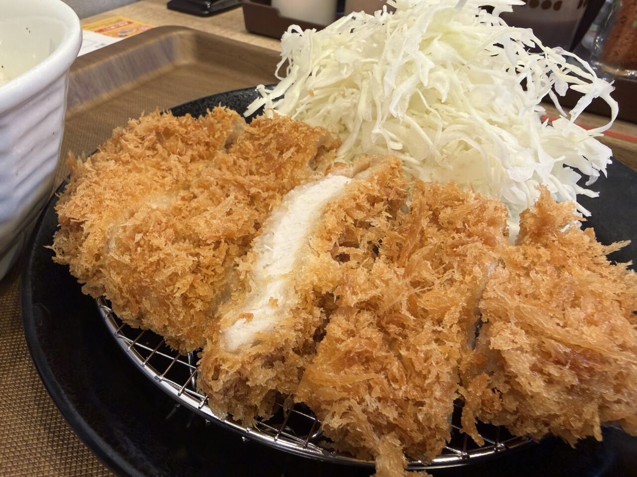 松屋・松のや石岡店のとんかつ