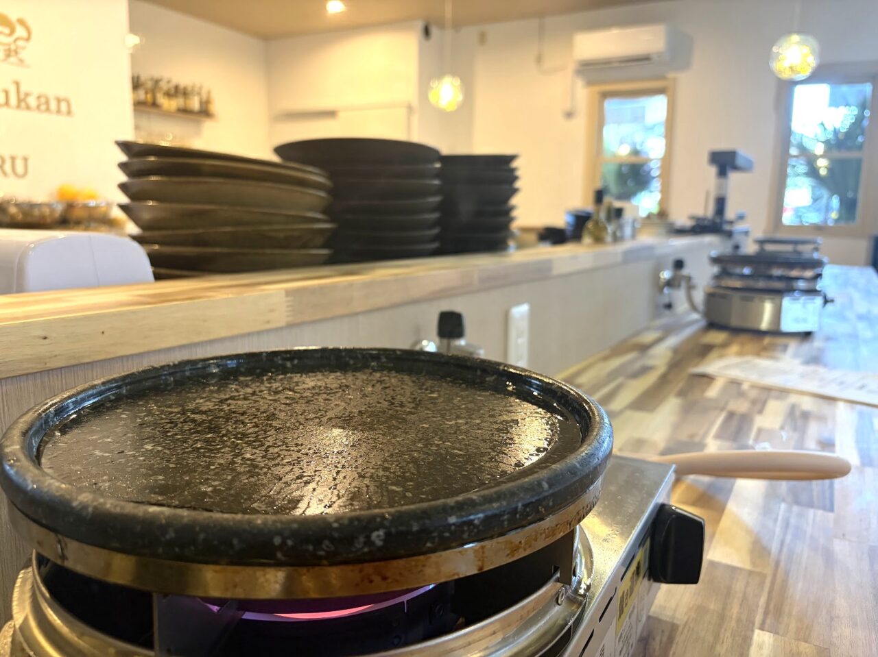 スープカレー＆ジンギスカンPARUのカウンター席