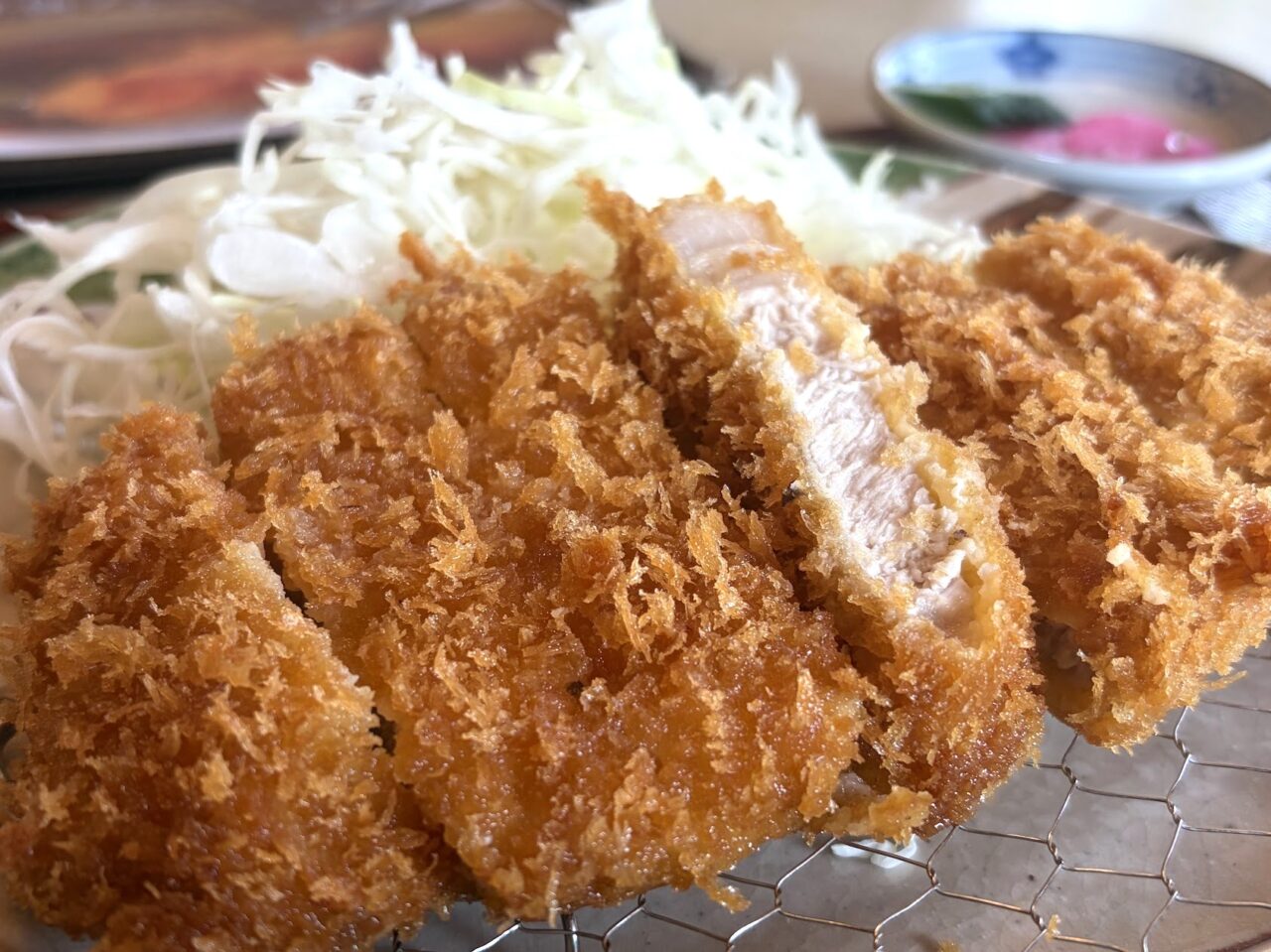 とんかつたやま石岡店のロースカツ