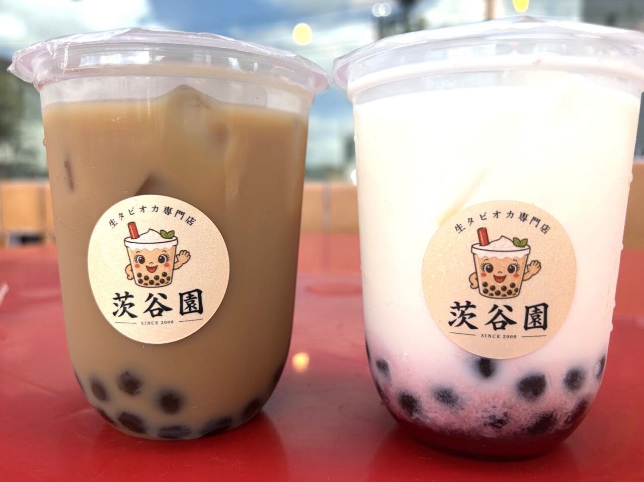 茨谷園のタピオカメニュー