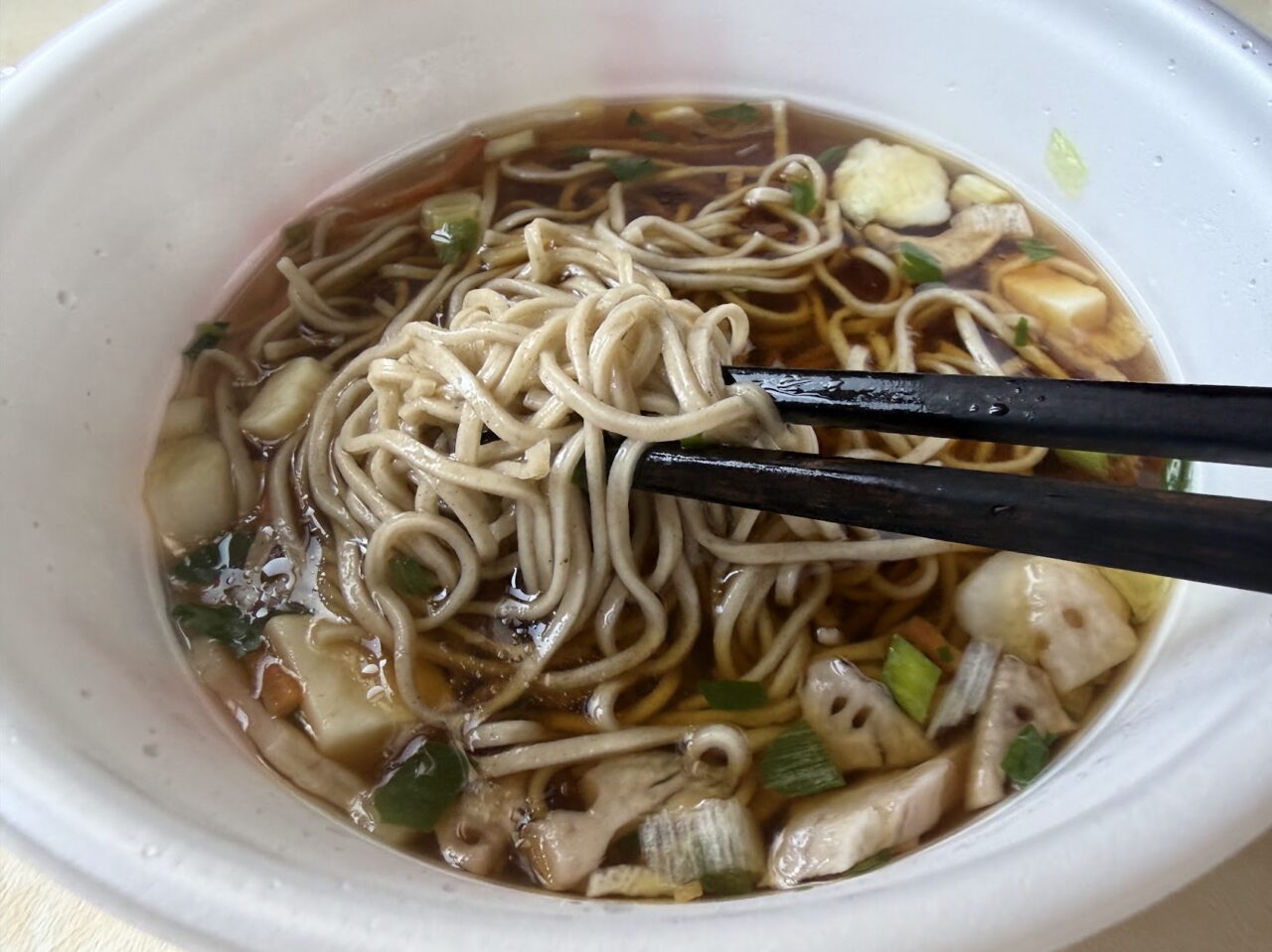 凄麺シリーズの茨城けんちんそば
