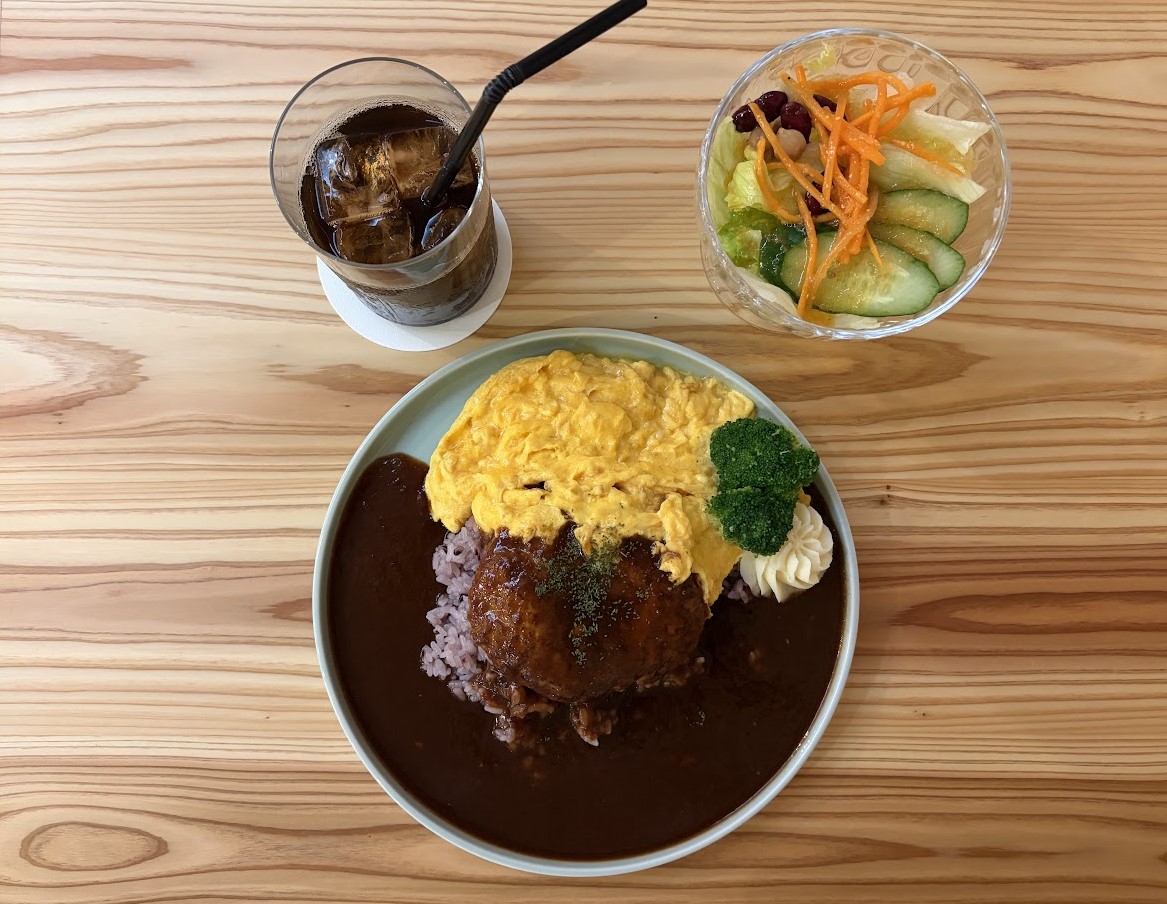 カフェシャノワールのハンバーグ