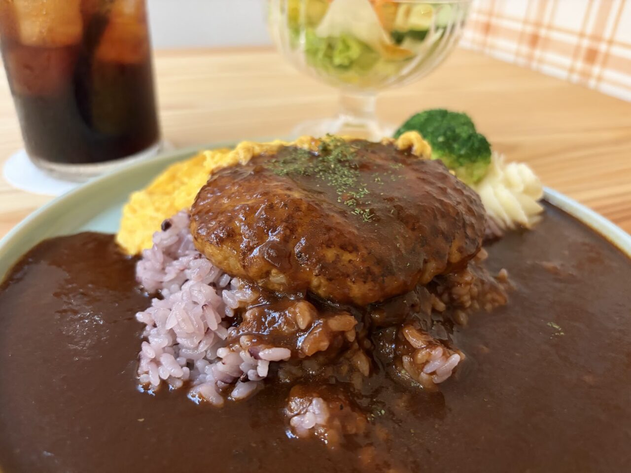 カフェシャノワールのハンバーグ