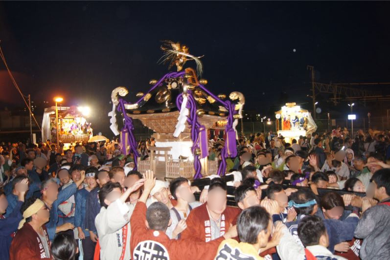 神立さかさい祭りの夜