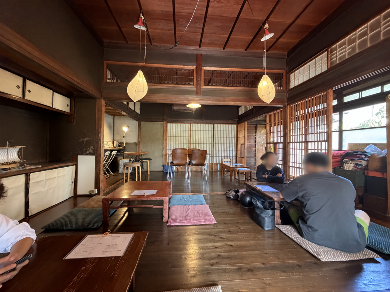 城藤茶店の店内