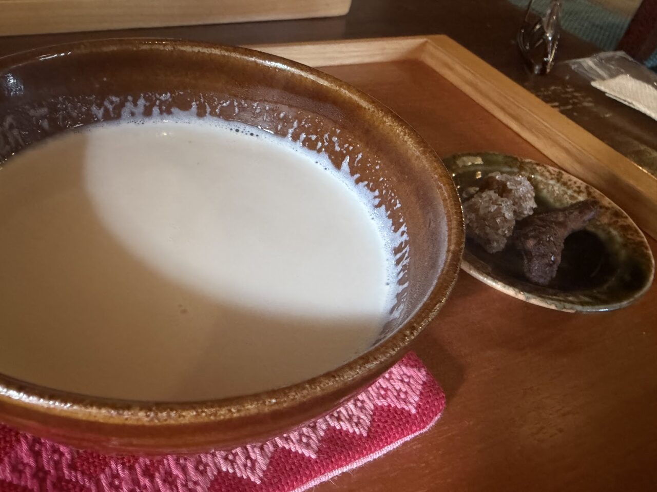 城藤茶店のホットマロンミルク