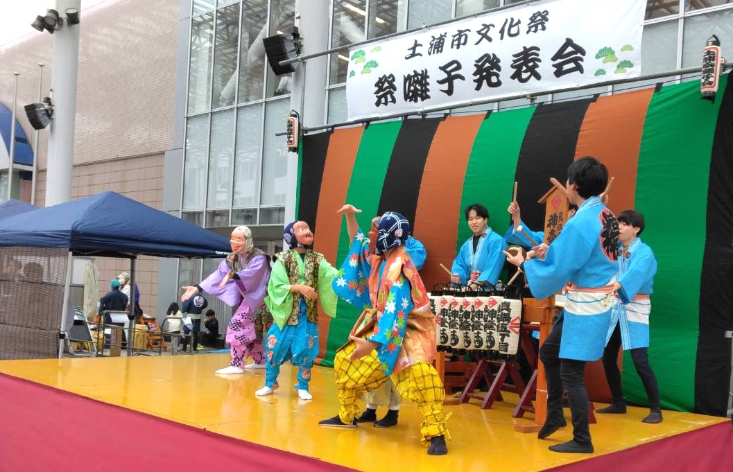 祭囃子発表会の様子
