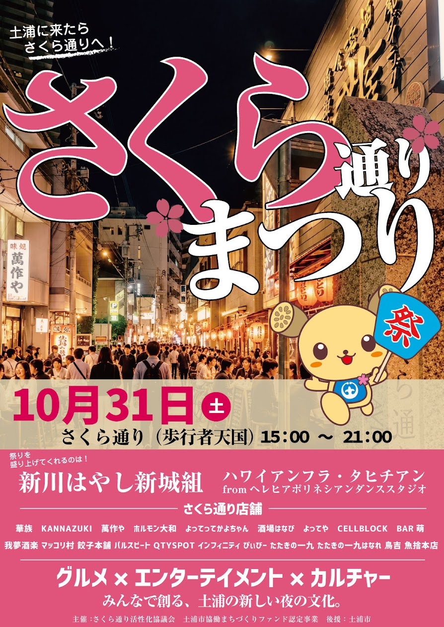 さくら通りまつりのポスター